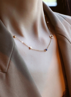 StarRay四叶草彩色锁骨链手链