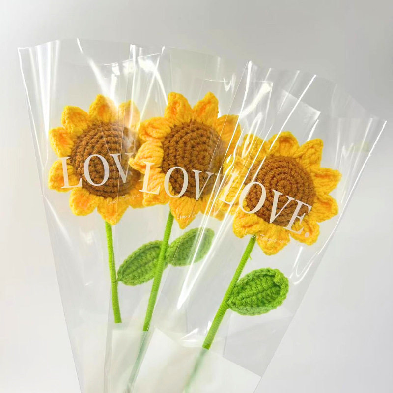 锌特礼物向日葵手工产品送女朋友礼物编织老师花束同学教师节
