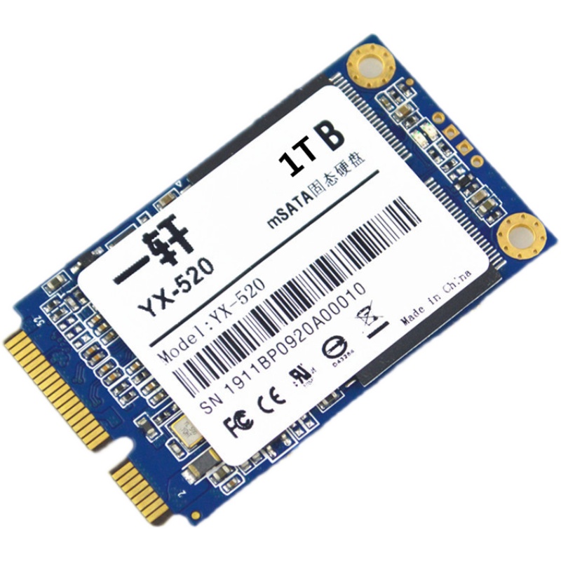 一轩mSata固态硬盘迷你mini sata 64G 128G 256G 512G 1T 2T SSD-图3