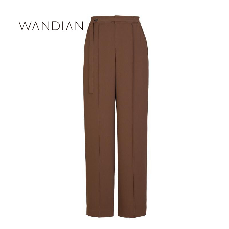 婉甸秋季日常休闲玛奇朵色阔腿裤下装1233P06RX2,淘宝优惠券,粉丝福利购,淘宝优惠卷