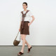 Wandian 2026 summer oak/pine cone ກາງເກງກາງເກງກາງເກງກາງເກງກາງເກງຂາສັ້ນແບບສະບາຍໆ 252P08RS2