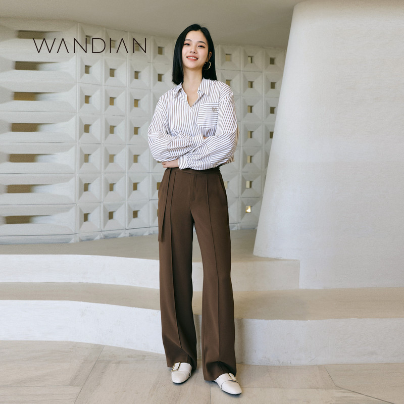 婉甸秋季日常休闲玛奇朵色阔腿裤下装1233P06RX2,淘宝优惠券,粉丝福利购,淘宝优惠卷