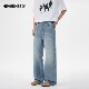 ບໍ່ເຄີຍມີ jeans ສີຟ້າກ້ອນສໍາລັບຜູ້ຊາຍແລະແມ່ຍິງ