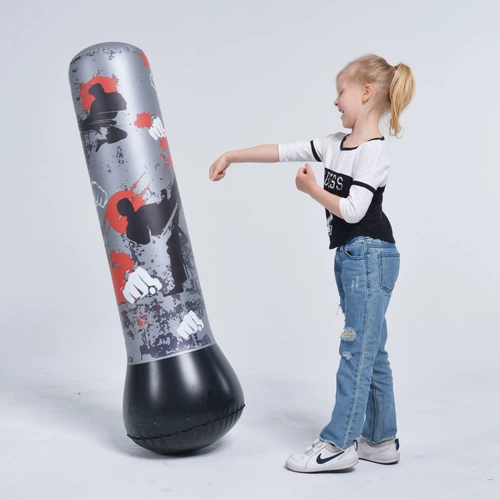 Надувная большая неваляшка для спортзала, боксерская интеллектуальная игрушка, раннее развитие