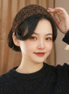 时尚遮白发宽边发箍洋气显年轻2026新款防滑带齿头箍发卡头饰女士