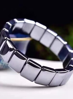 正品天然太赫兹能量石手排手链融冰男女手串时尚肥健康疗磁养生