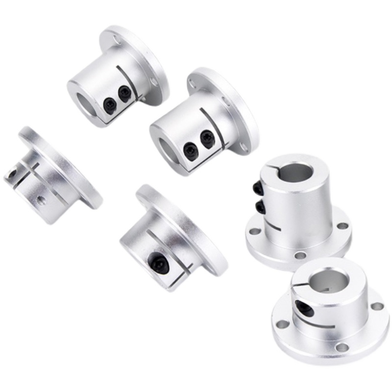 开口导向轴支座铝合金支架双切边法兰型光轴固定座STHWCB8/10/12 - 图3