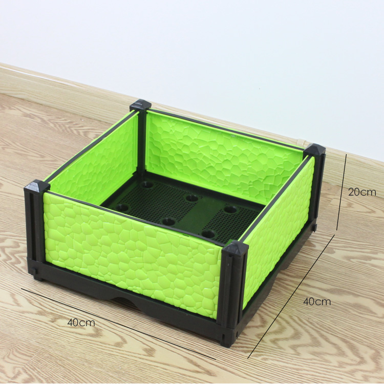 第四代种植箱多肉花卉阳台设备 正方形大型组合种菜花盆花架花槽