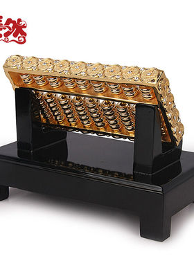 斐然纯铜算盘挂件老式如意算盘摆件工艺品家居客厅玄关办公室装饰