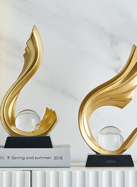 翻旧事轻奢电视柜摆件工艺品客厅玄关入户酒柜装饰品乔迁新居搬家