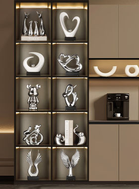 正想高档酒柜装饰品摆件客厅电视柜轻奢大摆件办公室玄关桌面工艺