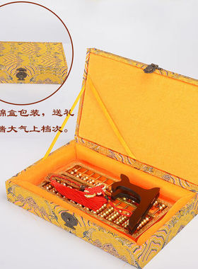 澳颜莱高端实心铜算盘摆件铜算盘摆件如意实心铜算盘客厅办公室装