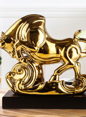 正想轻奢高档客厅大摆件桌面工艺品玄关办公室电视酒柜装饰品乔迁