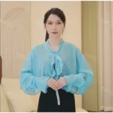 Летняя шифоновая накидка, тонкий плащ, защита от солнца, в западном стиле