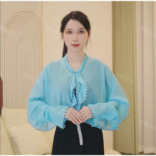 Летняя шифоновая накидка, тонкий плащ, защита от солнца, в западном стиле