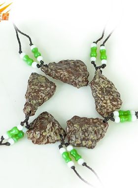 简约百搭月球吊坠夏季毛衣嘻哈项链宇宙龙鳞陨石天铁不规则锁骨链