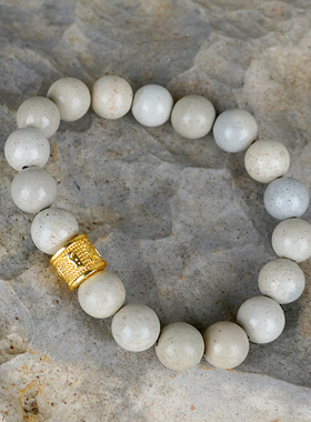 月球白月光初恋款雨天会冒水珠10mm手串S你的一生所爱送她TXH8027