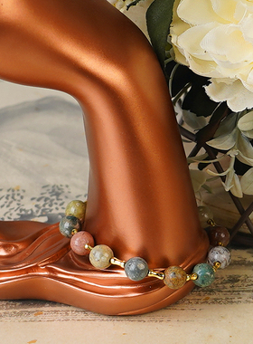 月球陨石多宝手串保真太空宝石个性礼物气质百搭简约正品天然手工