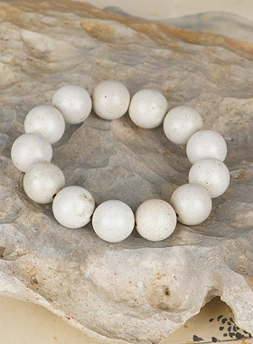 月球白月光陨石手串18mm保真太空宝石个性礼物气质百搭简约正天然