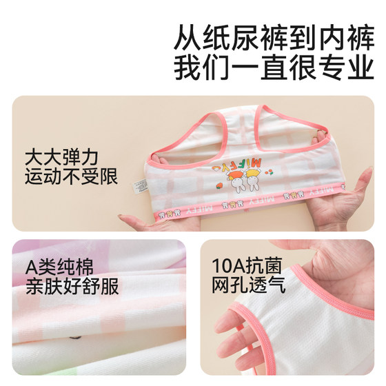 10A antibacterial Miffy girls pure cotton briefs