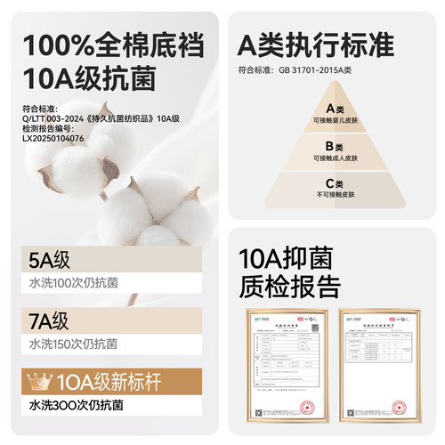 女童内裤新款纯棉a类儿童平角四角短裤小童宝宝女孩中大童全棉裆 - 图2