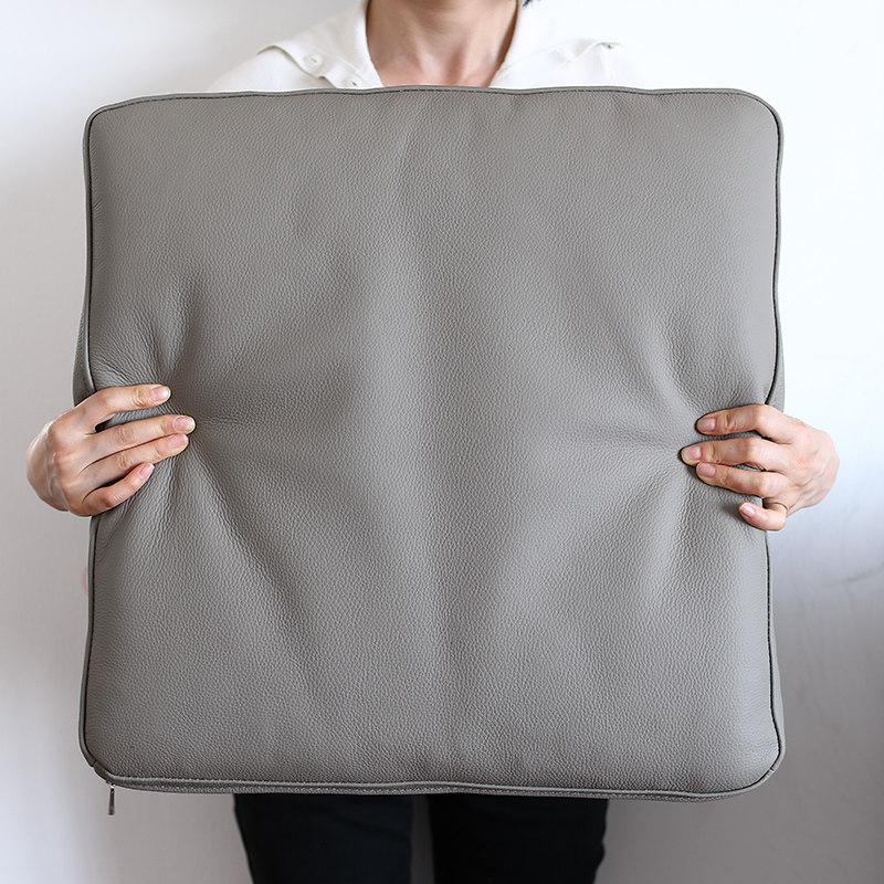 头层牛皮沙发方形抱枕靠包靠垫客厅办公室护腰靠枕真皮轻奢靠背,淘宝优惠券,粉丝福利购,淘宝优惠卷