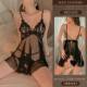 Sexy women with small breasts 200Jin Jin is equal to 0.5kg large size sexy pajamas lace transparent suspender nightgown free of release underwear and stockings