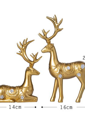 树脂招财现代客厅电视柜酒柜摆件