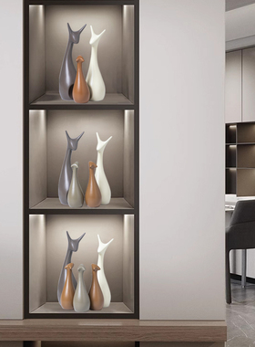 陶瓷现代简约客厅办公室房间摆件