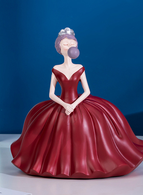 泡泡女孩公主电视柜房间装饰品