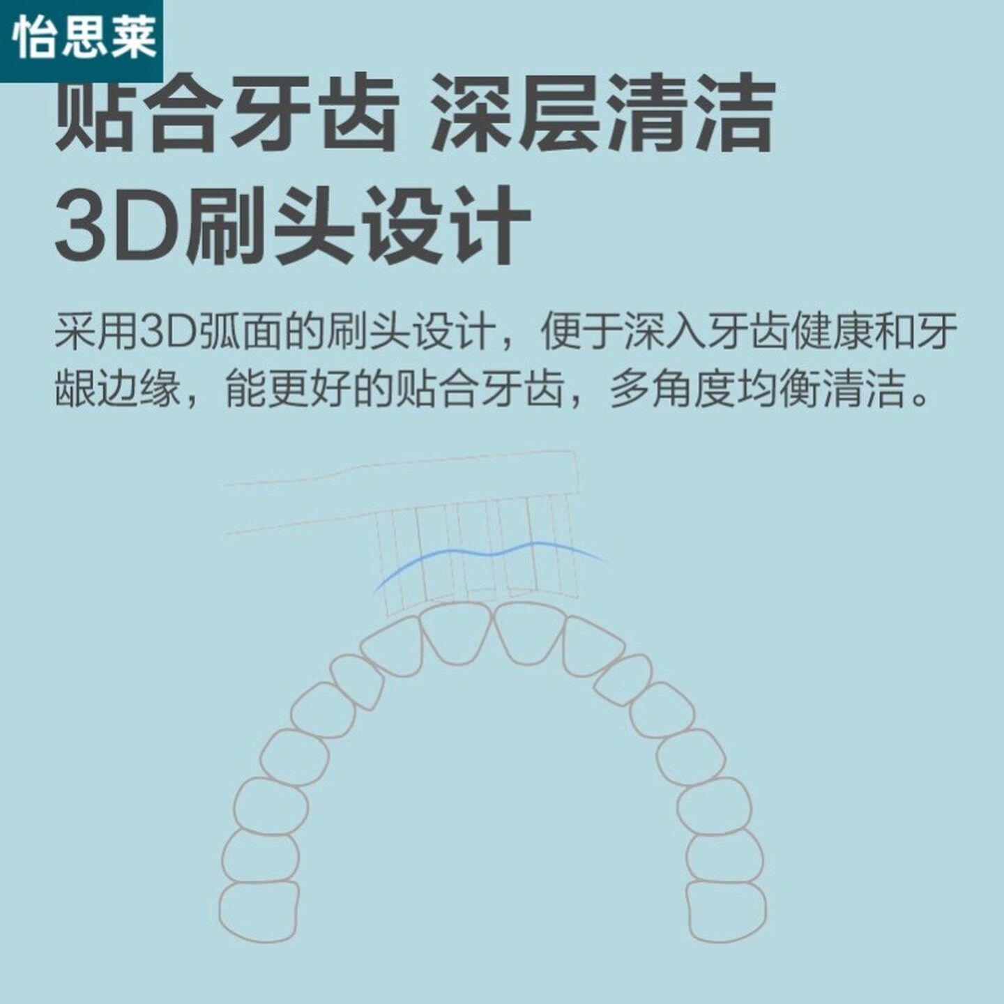 1适配润之家简约组合电动牙刷头V1华润万家伟杰联合款牙刷头