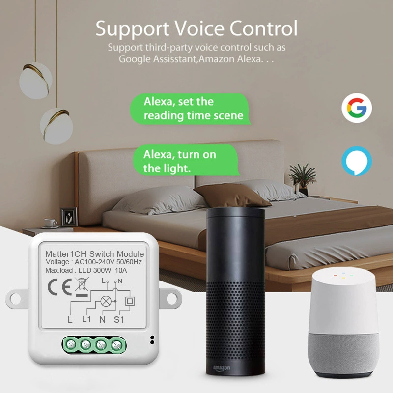 Matter暗通断器 涂鸦wifi开关HomeKit直连支持Alexa Google SIRI - 图2