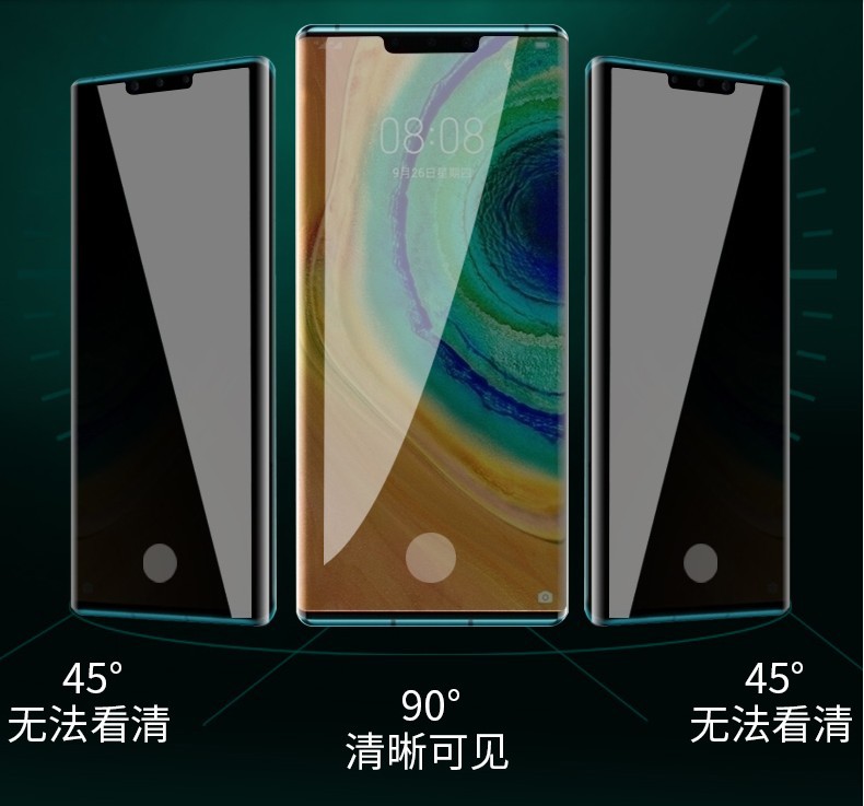 OPPO reno9pro防偷窥A2/A1 A3pro手机uv钢化膜Reno11/10pro曲面findx7 X3 X5 X2玻璃膜Reno5pro/3pro保护贴膜 - 图1