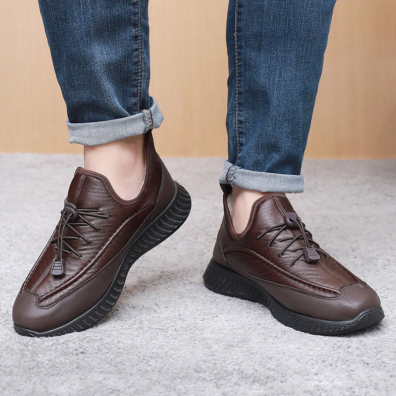 2025冬季新款老北京棉鞋男加绒保暖绵羊毛雪地靴防滑防水中年棉靴,淘宝优惠券,粉丝福利购,淘宝优惠卷