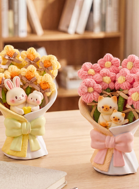 红笔花束笔筒教师节礼物2026款