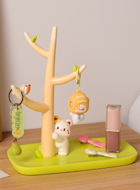 入户玄关钥匙收纳挂架装饰展示架