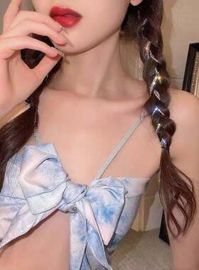 闪钻链条发夹女网红合金麻花脏辫