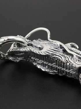 男士925银龙头吊坠百搭