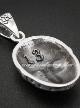 时尚风纯银万圣节面具吊坠包邮