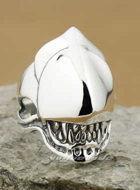 闪亮异形骷髅男士尾戒