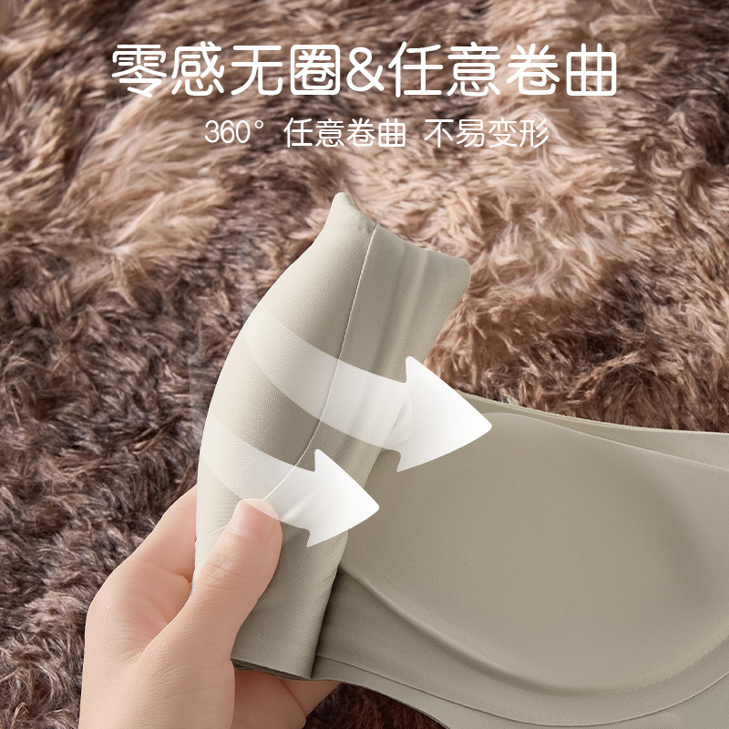 无痕抹胸上托聚拢防下垂文胸内衣舒适胸罩无钢圈收副乳柔软裸感软,淘宝优惠券,粉丝福利购,淘宝优惠卷