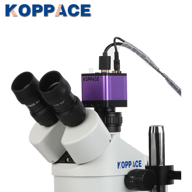 KOPPACE3.5X-180X工业显微镜200万像素HDMI高清13.3英寸高清屏工 - 图0