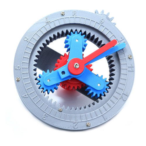 行星齿轮组模型 3D打印机械DIY科技制作太阳齿轮传动演示教学科普 - 图1
