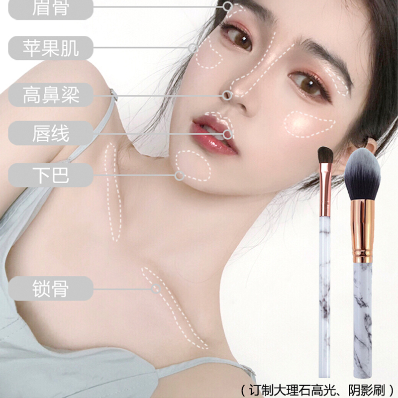 XUXU品牌店高光修容盘腮红一体盘闪粉脸部提亮阴影神仙网红高光粉李佳琦推荐0