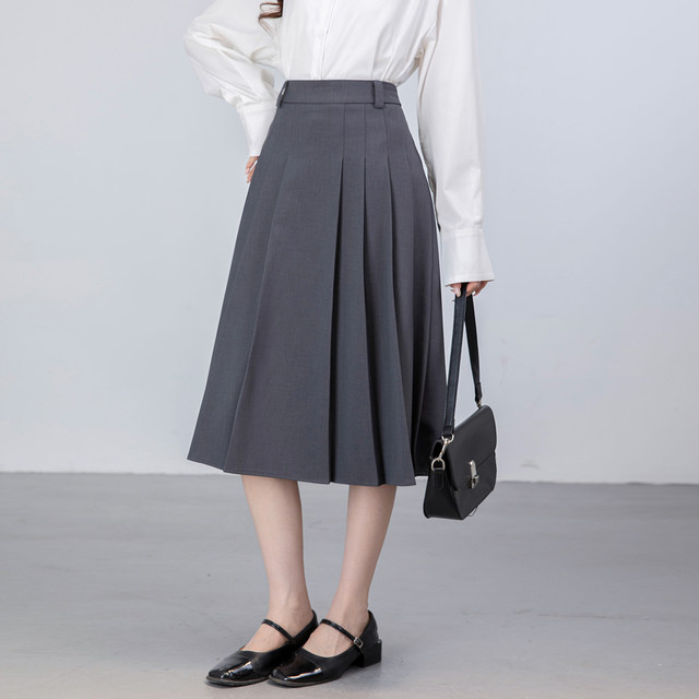 A-line skirt ແມ່ຍິງສໍາພາດມືອາຊີບ umbrella skirt suit skirt