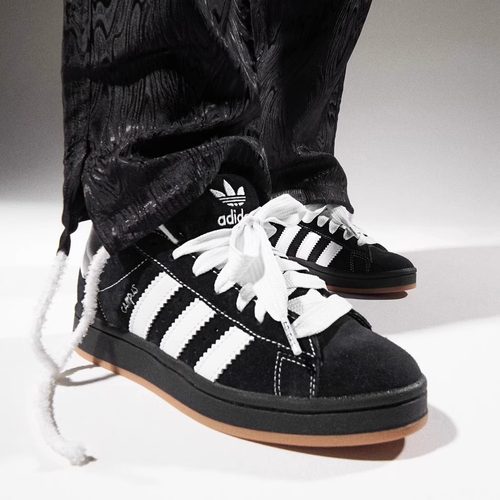 新款联名Korn x Adidas Campus 00s阿迪达斯白黑运动休闲板鞋男女 - 图1