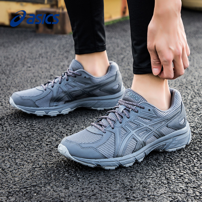 asics春款情侣款宽楦跑步鞋女鞋 asics亚瑟士非特跑步鞋