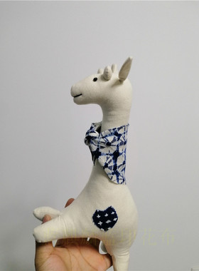 麒麟手工玩偶可爱风摆件