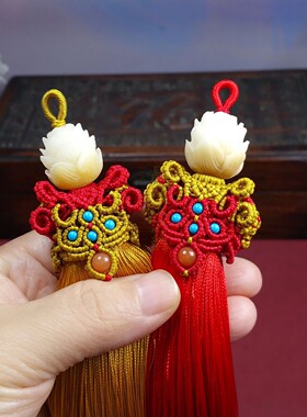 手持车挂盘玩流苏防掉线平安挂饰