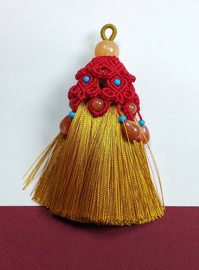 文玩手持包挂饰本命年防脱丝流苏